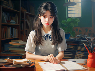 教师正在讲解日语语法